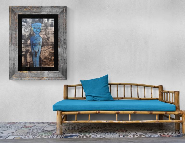 Original Abstract Expressionism Body Painting by Tor Banjapat