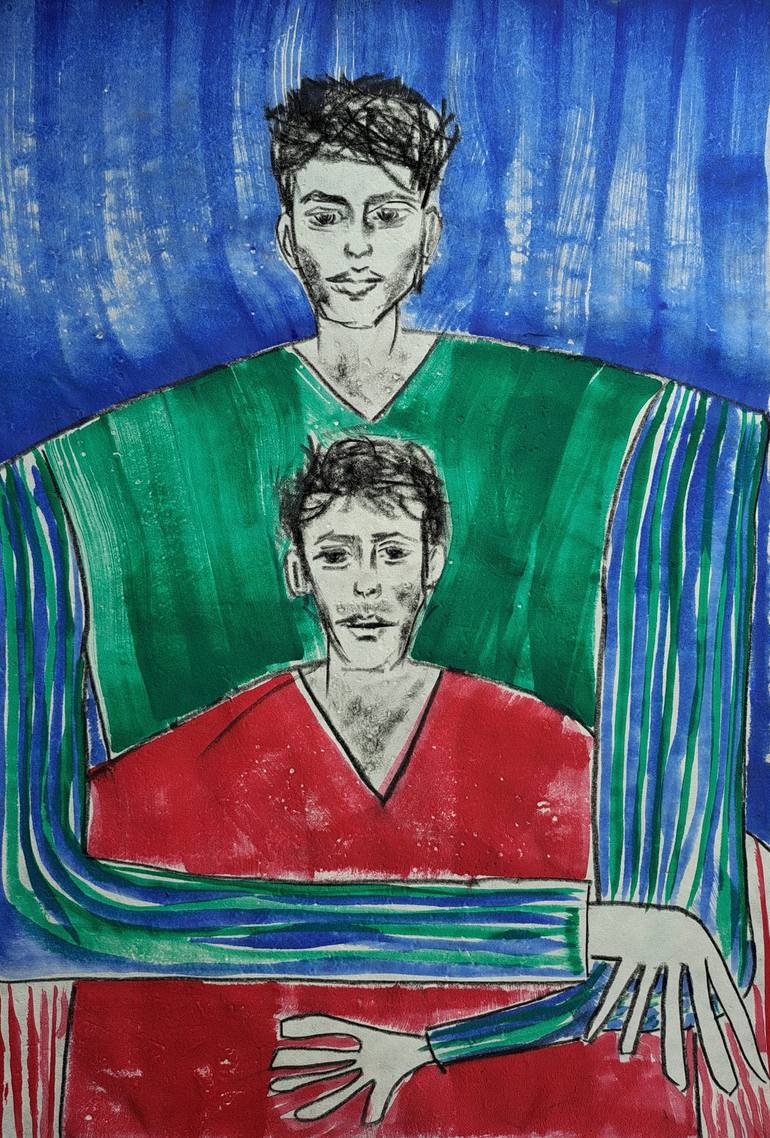 Oversized: our love is larger than life Painting by Tor Banjapat