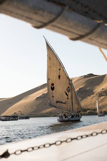 felucca in the nile river thumb