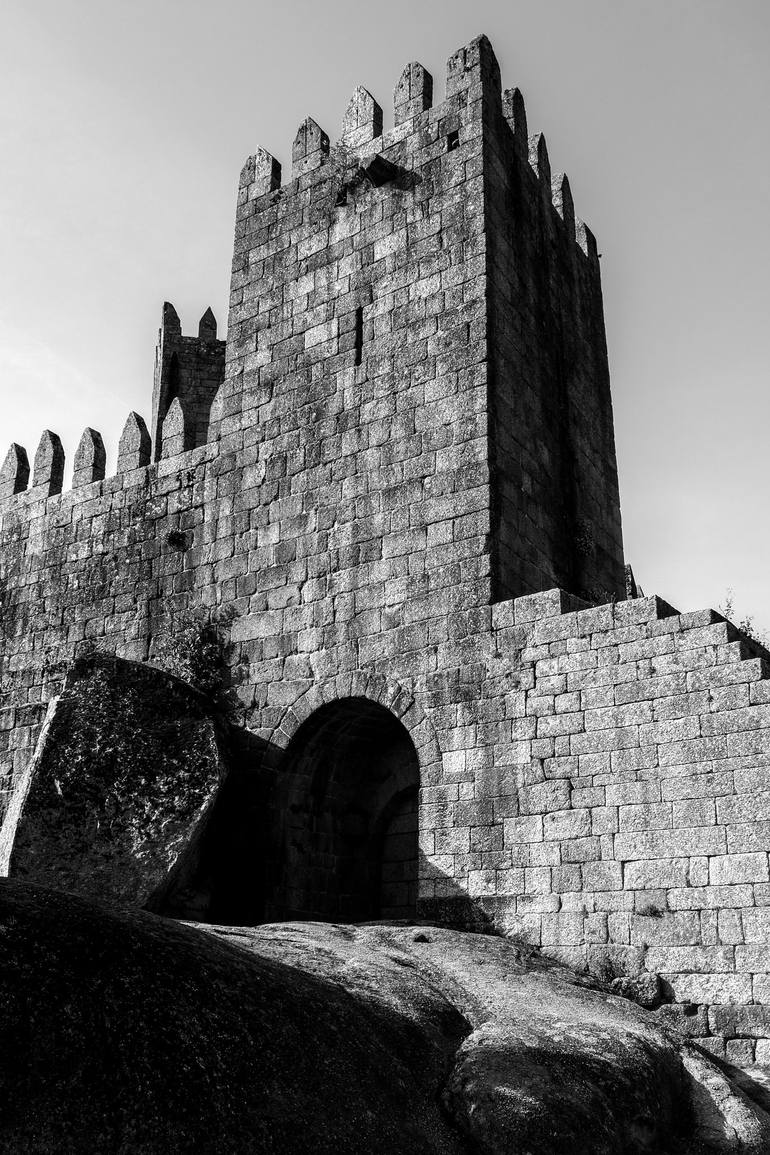 Original Architecture Photography by Gilliard Bressan | Other Art on Paper | castle and the rock