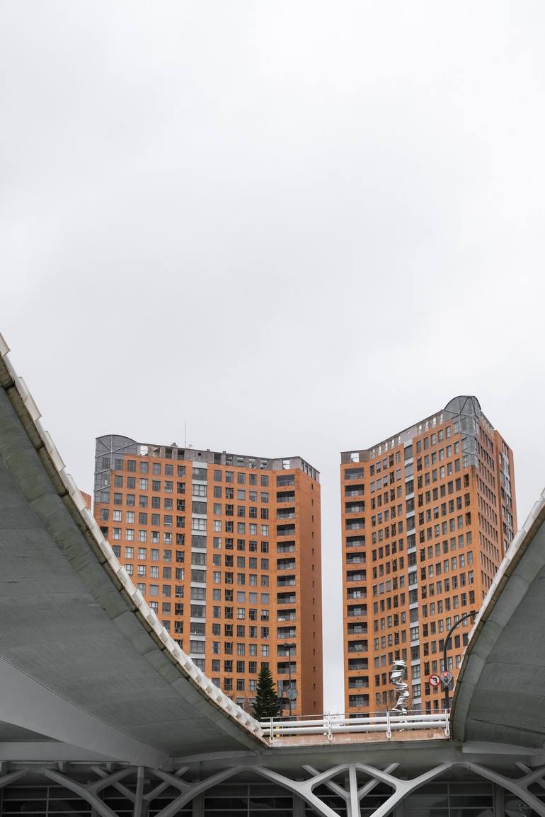 Original Architecture Photography by Gilliard Bressan | Contemporary Art on Paper | Concrete and Sky