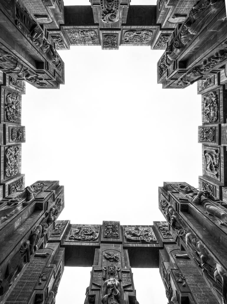 Original Architecture Photography by Gilliard Bressan | Contemporary Art on Paper | Void and Stone