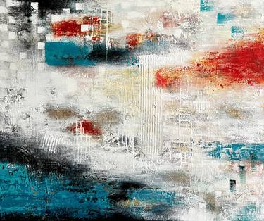 Original Fine Art Abstract Paintings by Lubica Kostialova