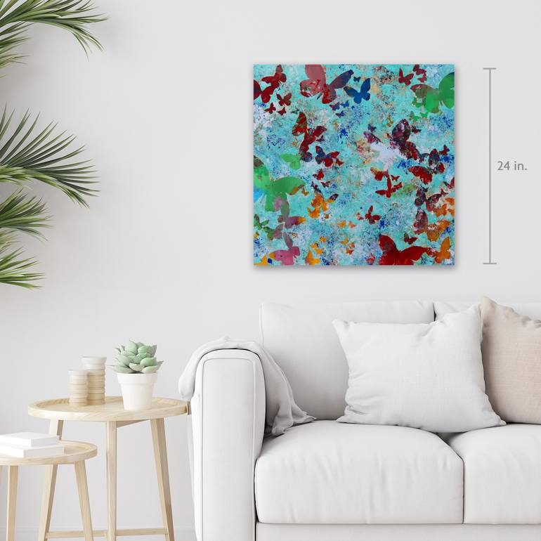 Original Abstract Painting by Naomi Delott