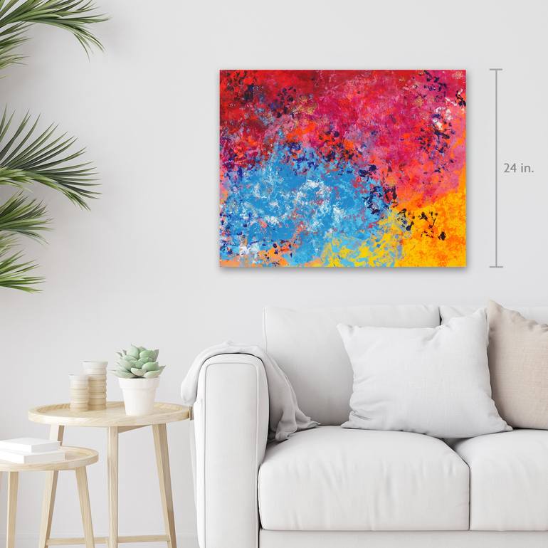 Original Abstract Painting by Naomi Delott