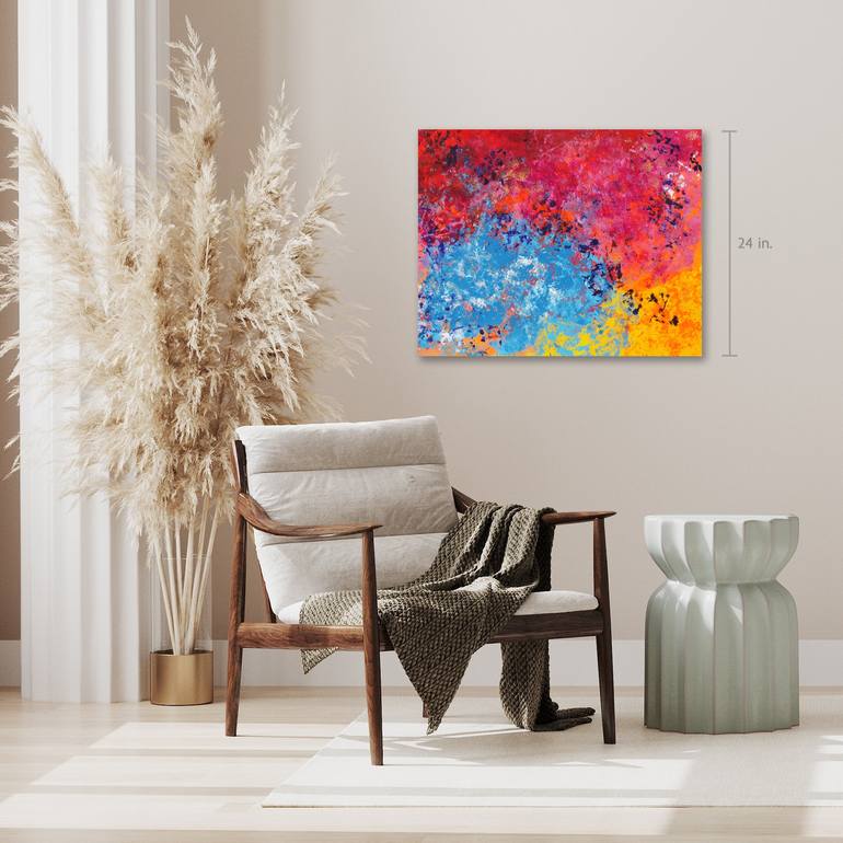 Original Abstract Painting by Naomi Delott