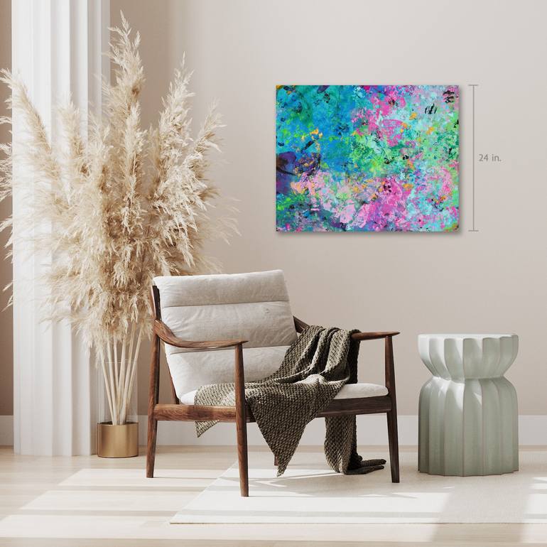 Original Abstract Painting by Naomi Delott