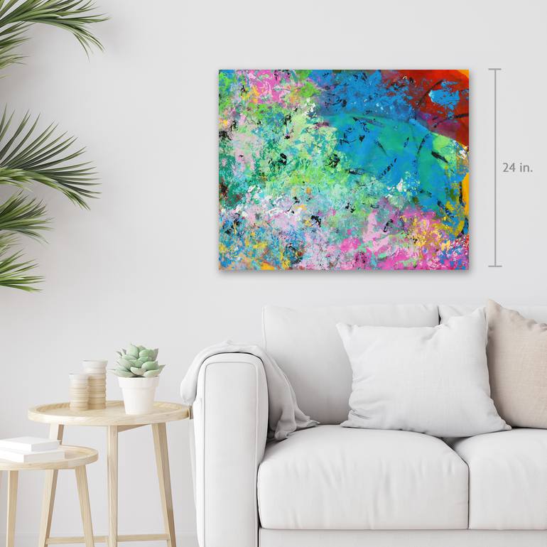 Original Abstract Painting by Naomi Delott