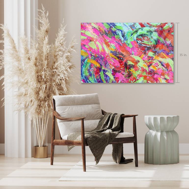 Original Abstract Painting by Naomi Delott