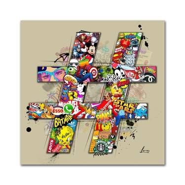 Original Pop Art Comics Mixed Media by Lascaz Pop Art