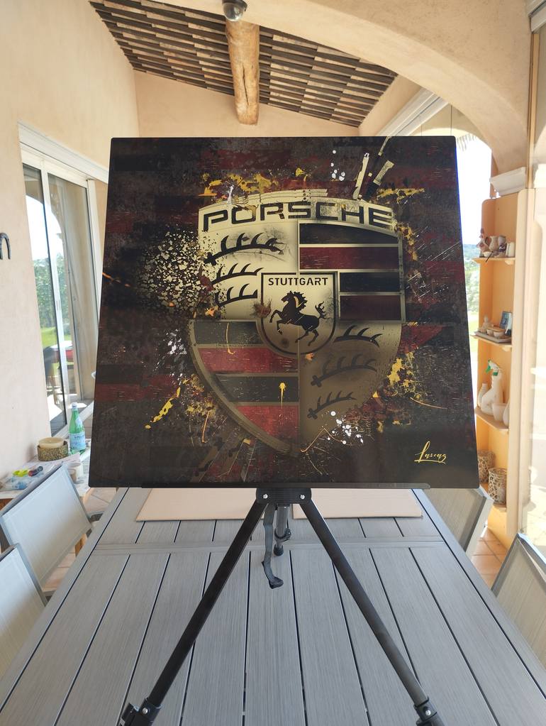 Original Pop Art Transportation Mixed Media by Lascaz Pop Art