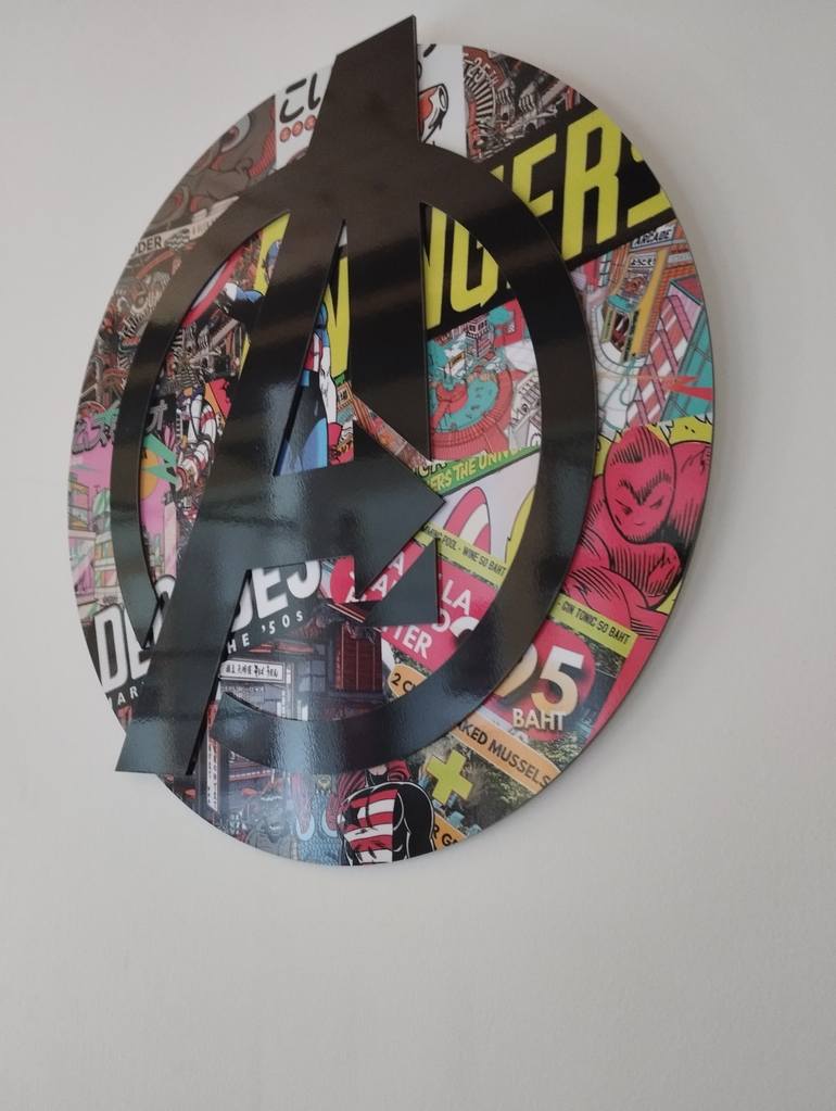 Original Other Comics Mixed Media by Lascaz Pop Art