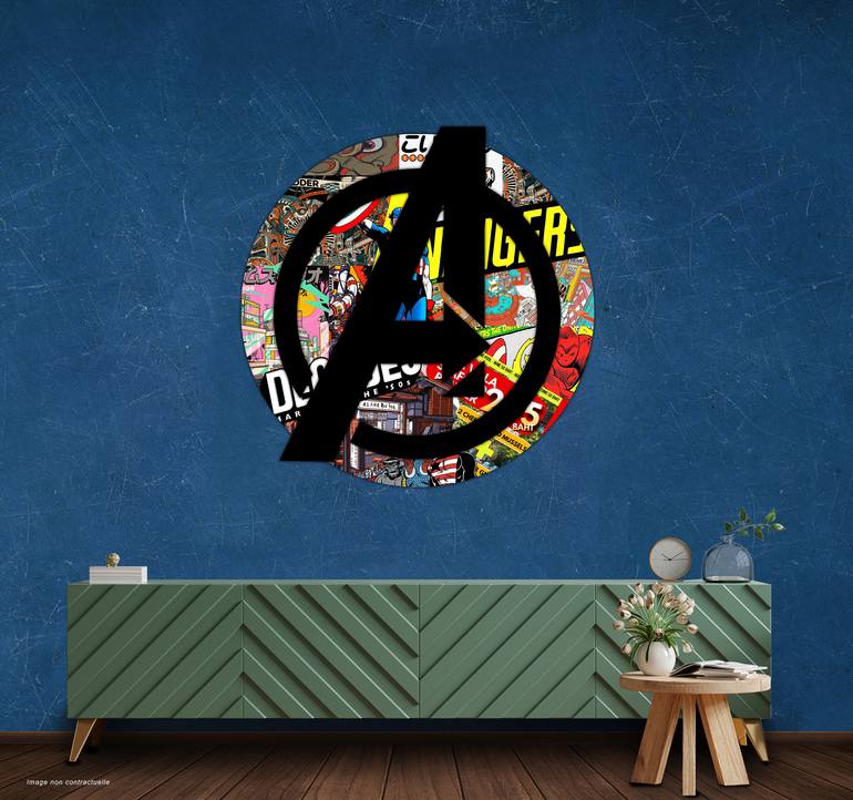 Original Other Comics Mixed Media by Lascaz Pop Art