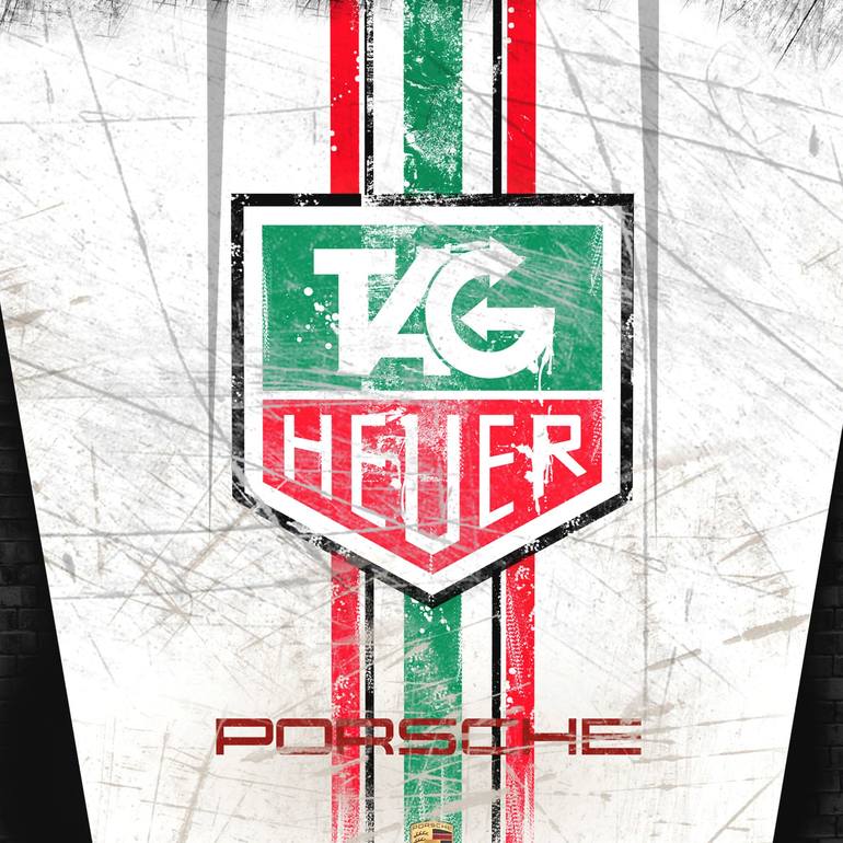 Sticker Tag Heuer logo