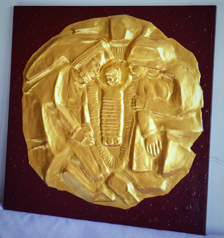 Original Religious Sculpture by Achanta  Raghunandan
