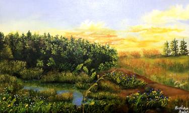 Original Landscape Paintings by Bushra Amini