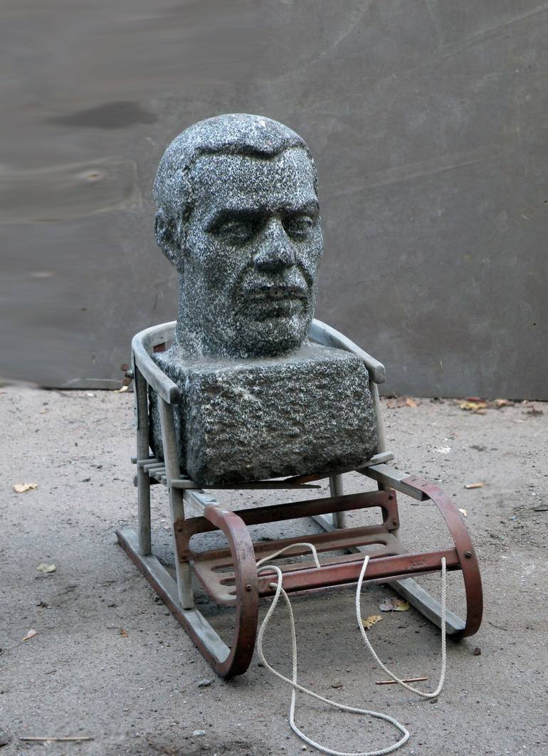 Original Men Sculpture by Pavel Tichomirov