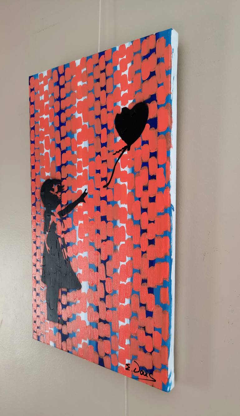 Original Street Art Children Painting by Elena Vaisman