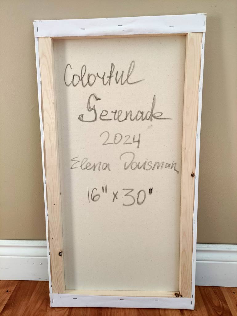 Original Abstract Animal Painting by Elena Vaisman