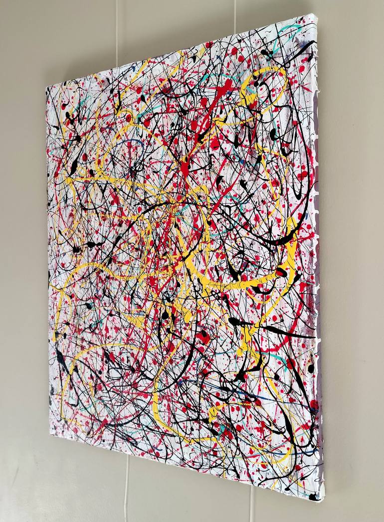 Original Abstract Expressionism Abstract Painting by Elena Vaisman