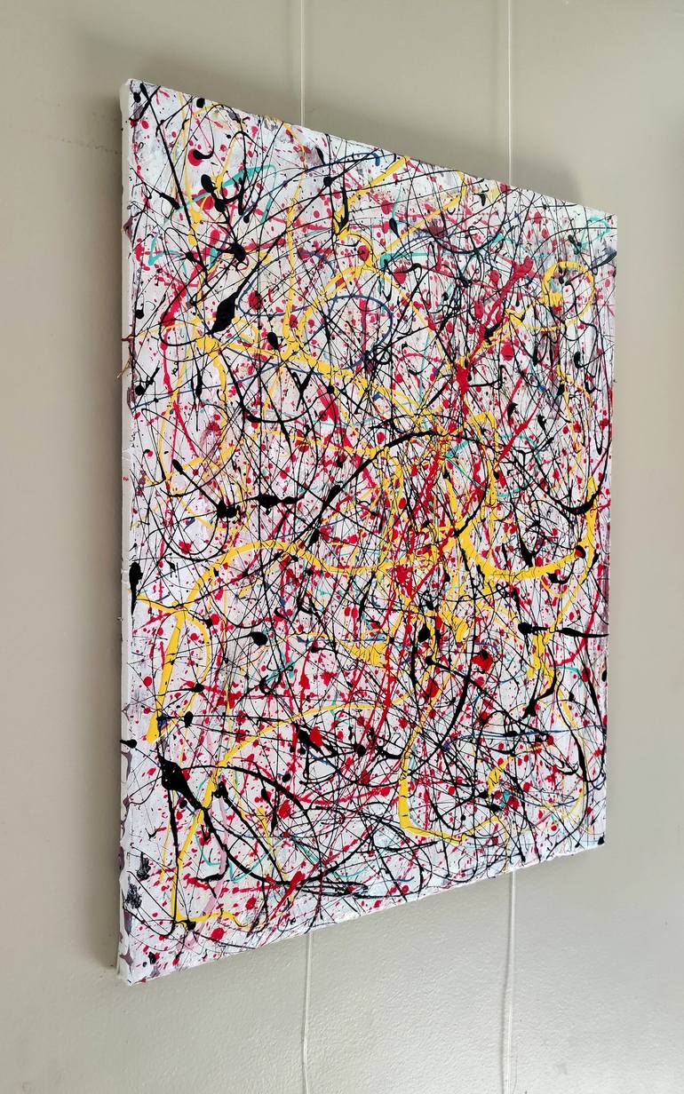 Original Abstract Expressionism Abstract Painting by Elena Vaisman