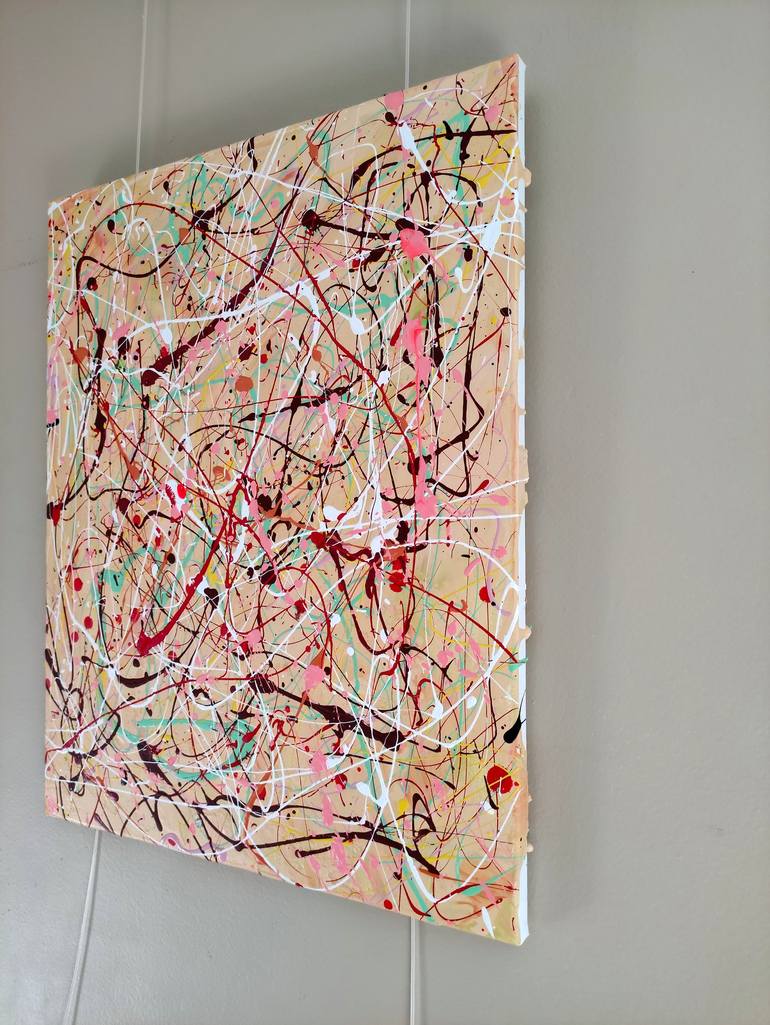 Original Abstract Expressionism Abstract Painting by Elena Vaisman