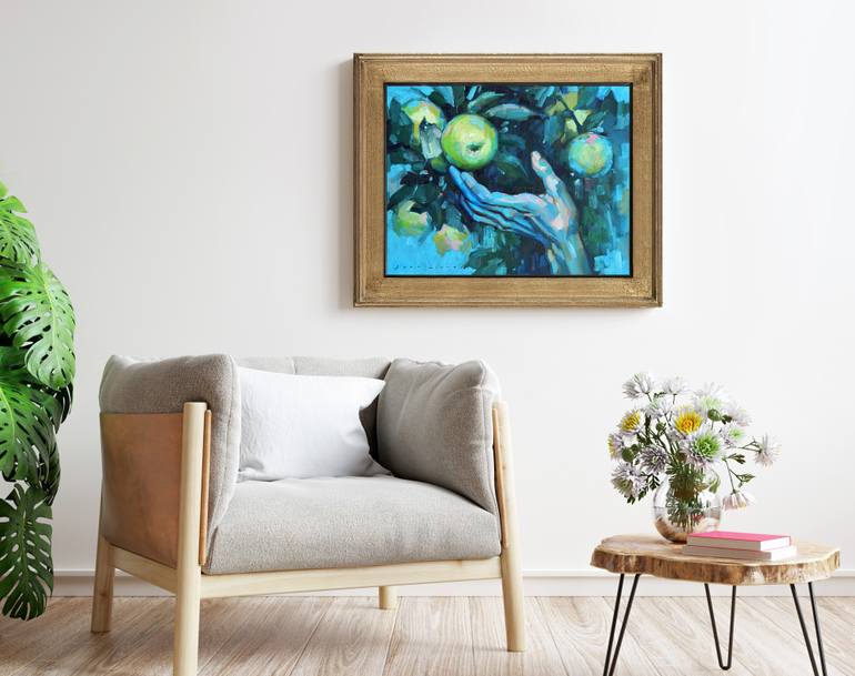 Original Contemporary Garden Painting by Anna Livna