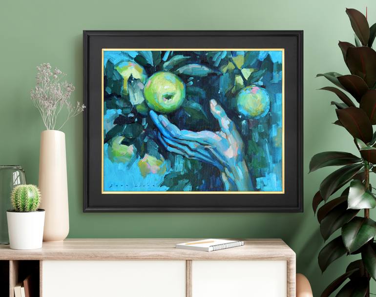 Original Contemporary Garden Painting by Anna Livna