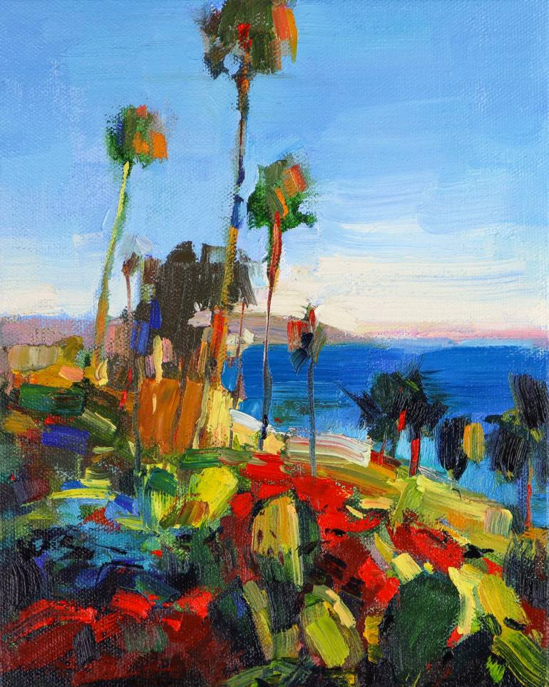 Print of Contemporary Landscape Paintings by Anna Livna