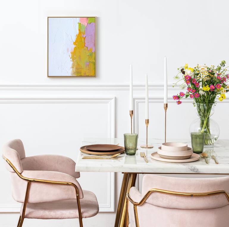 Original Abstract Love Painting by Anna Livna