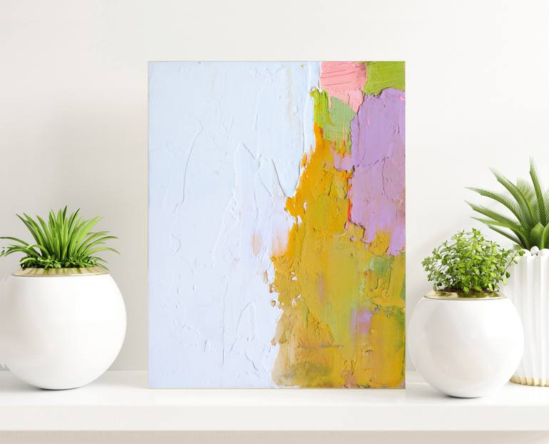 Original Abstract Love Painting by Anna Livna