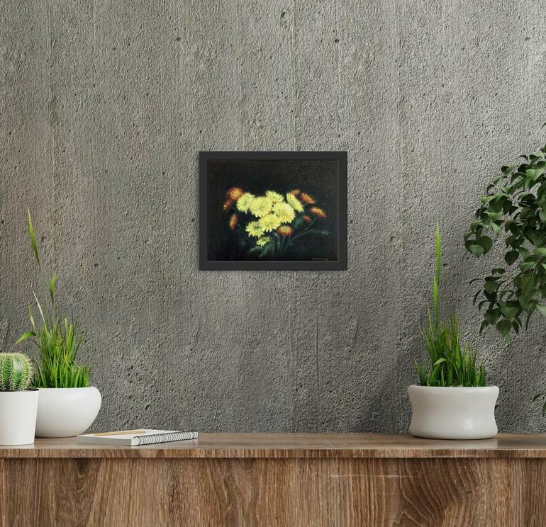 Original Realism Floral Painting by Pritha  Artworks 