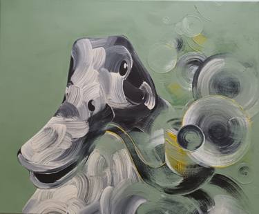 Original Abstract Animal Paintings by Josta Porter