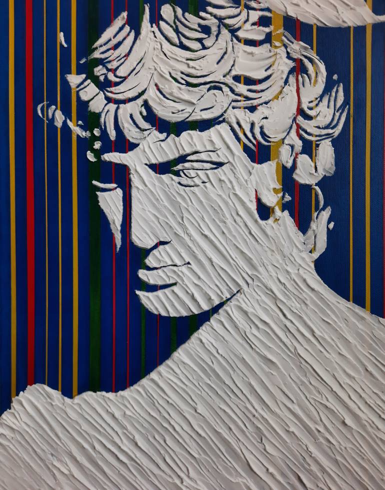 Original Pop Art Sports Painting by Sara Lora