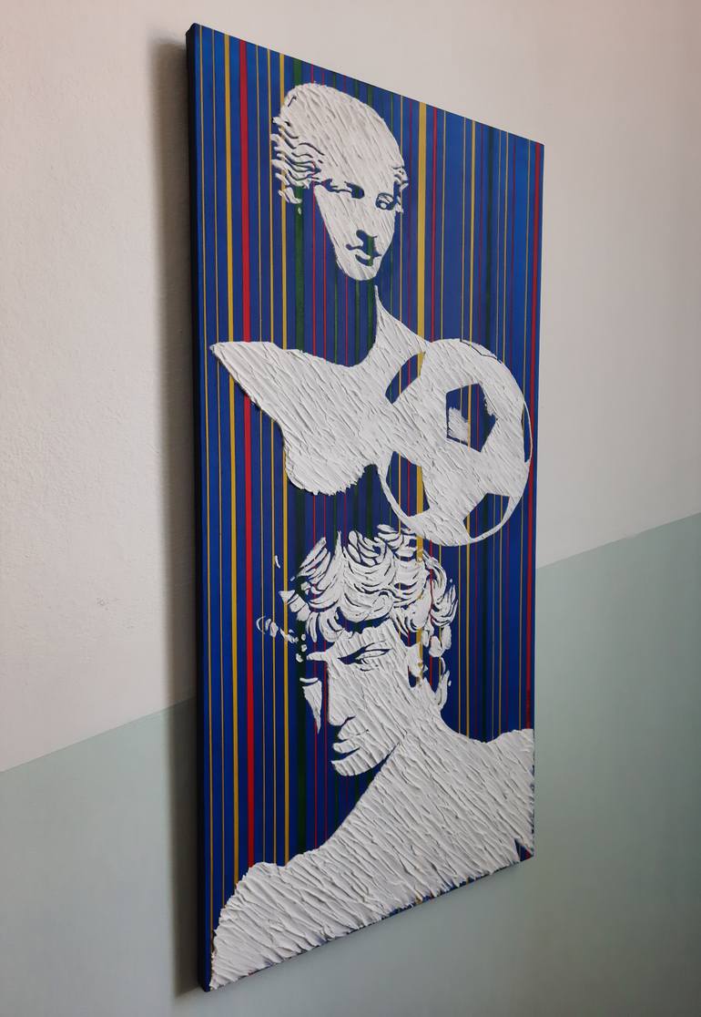 Original Pop Art Sports Painting by Sara Lora