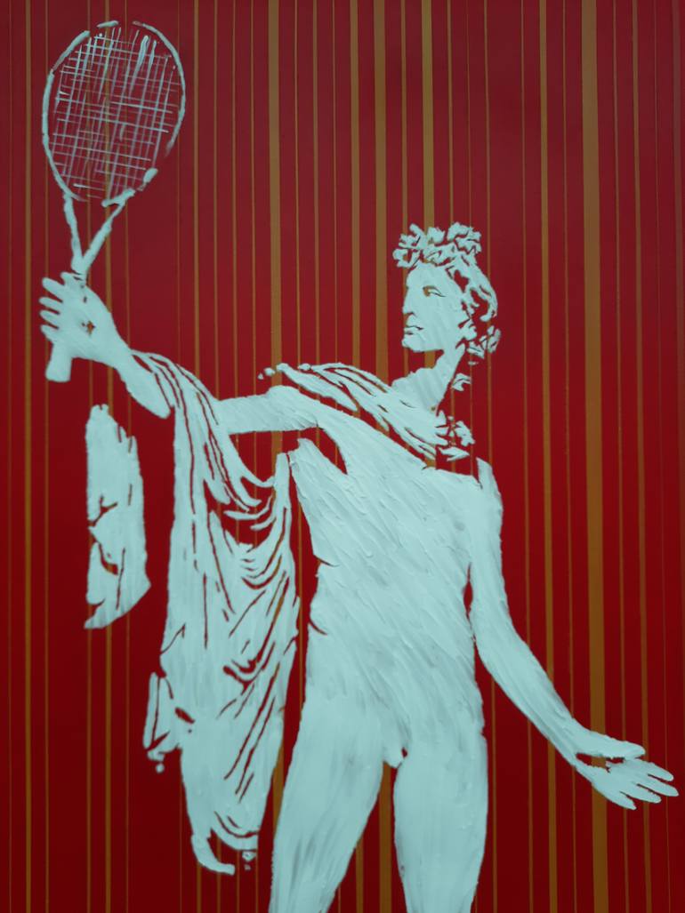 Original Classicism Classical Mythology Painting by Sara Lora