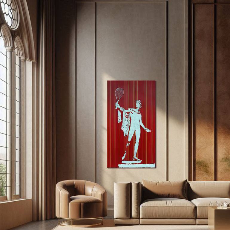 Original Classicism Classical Mythology Painting by Sara Lora