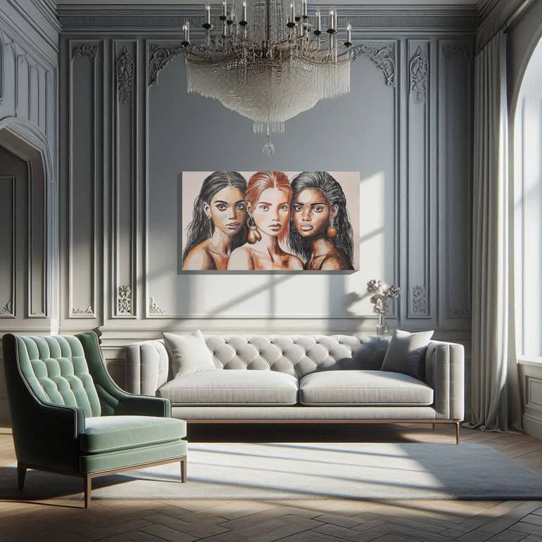 Original Contemporary Women Painting by Sara Lora