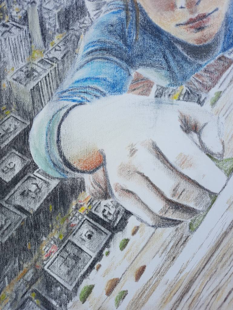 Original Contemporary Women Painting by Sara Lora