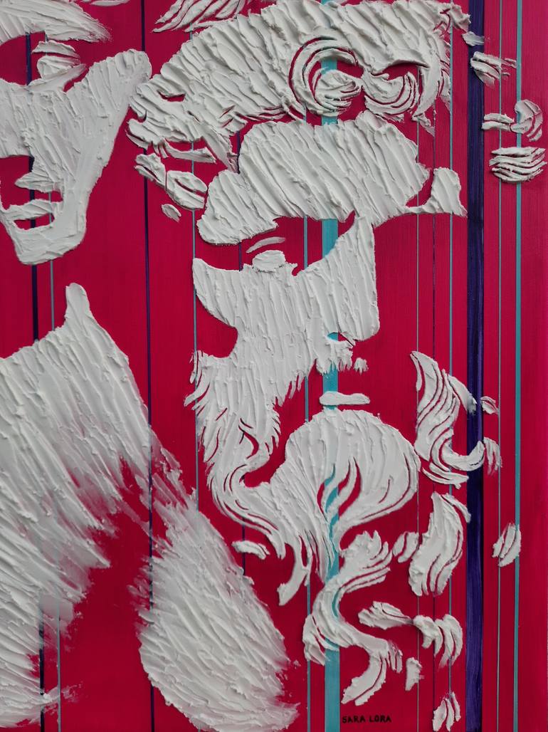 Original Contemporary Classical Mythology Painting by Sara Lora