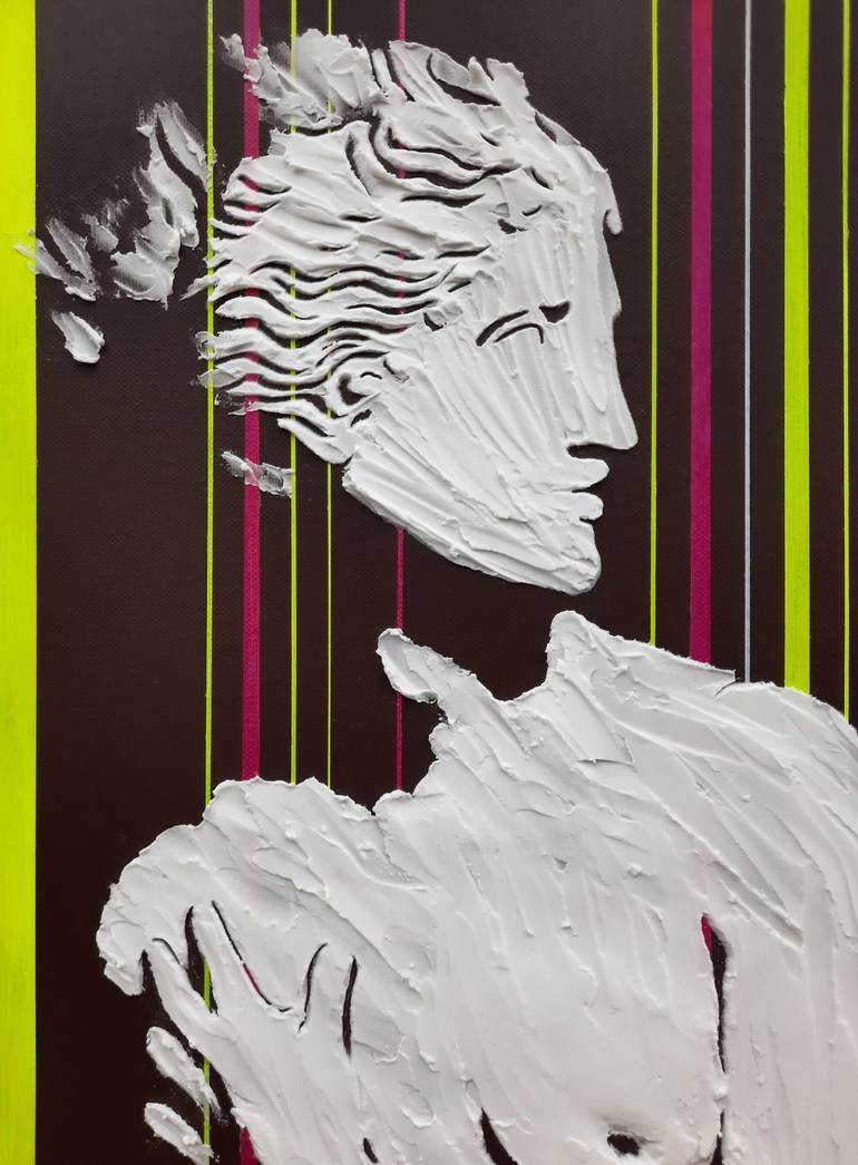 Original Classicism Classical Mythology Painting by Sara Lora