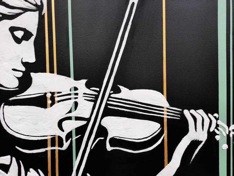 Original Classicism Classical Mythology Painting by Sara Lora