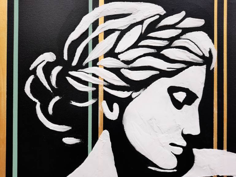 Original Classicism Classical Mythology Painting by Sara Lora