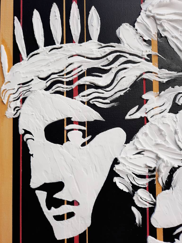 Original Contemporary Classical Mythology Painting by Sara Lora