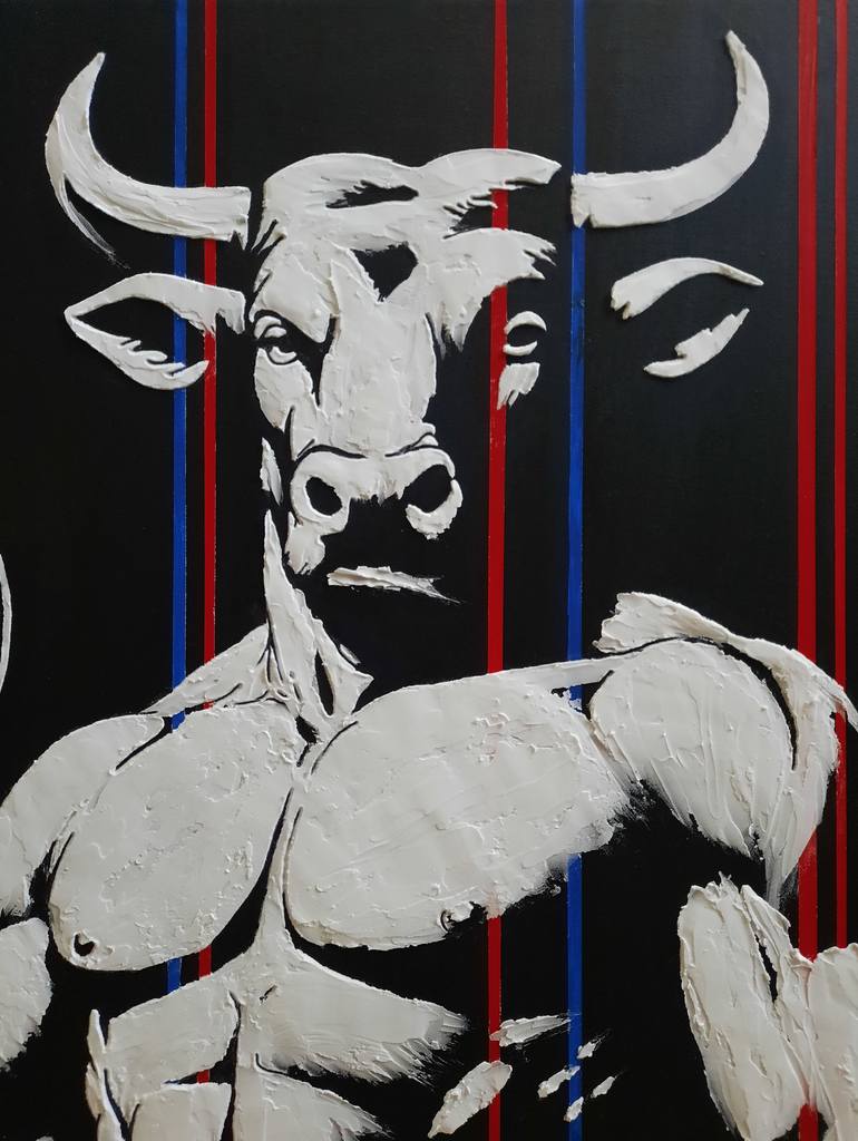 Original Contemporary Classical Mythology Painting by Sara Lora