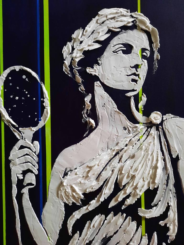Original Classicism Classical Mythology Sculpture by Sara Lora