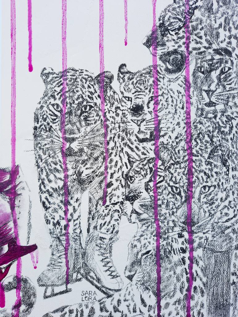Original Contemporary Animal Painting by Sara Lora
