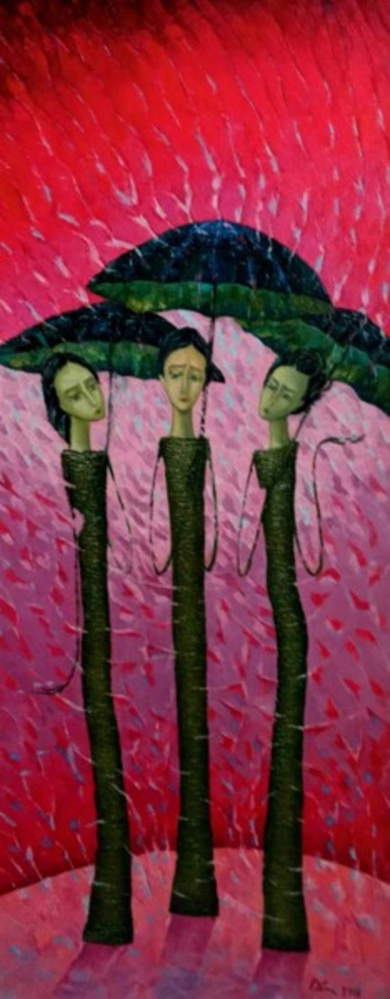 Original Abstract Paintings by Robert Hekimyan