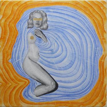 Original Surrealism Nude Paintings by Sandra Brugger