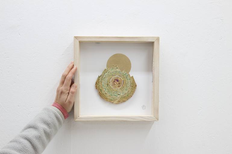 Original Abstract Landscape Sculpture by Sandra Brugger